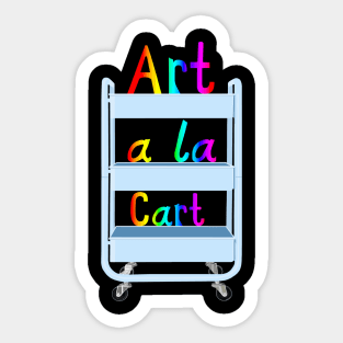 Rainbow Art A La Cart Teacher Sticker